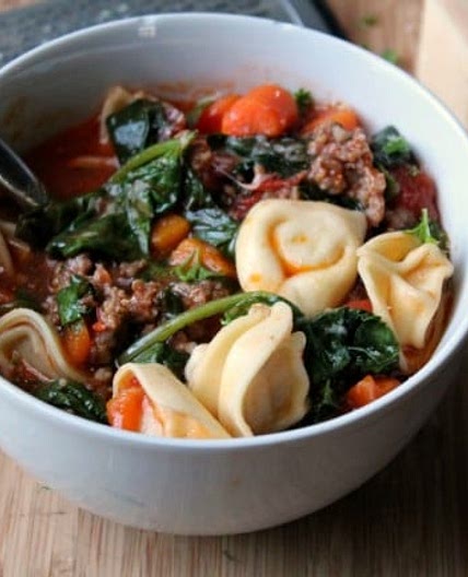Instant Pot Sausage Tortellini Soup