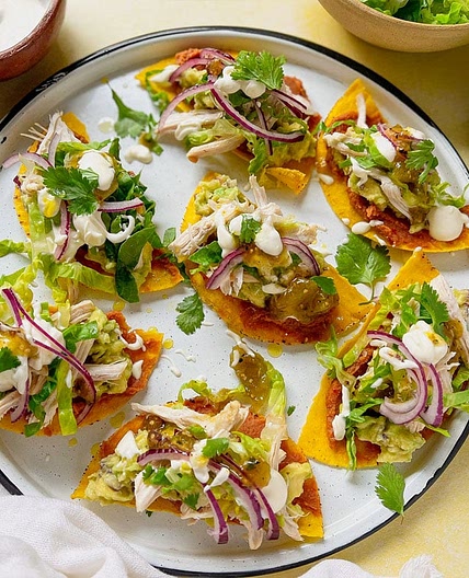 Chicken Tostadas