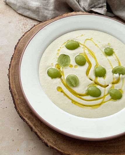 California Style Ajo Blanco - A Refreshing Summer Soup Recipe