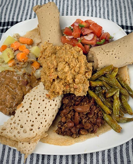 Yetsom Beyaynetu - Ethiopian Vegetable platter