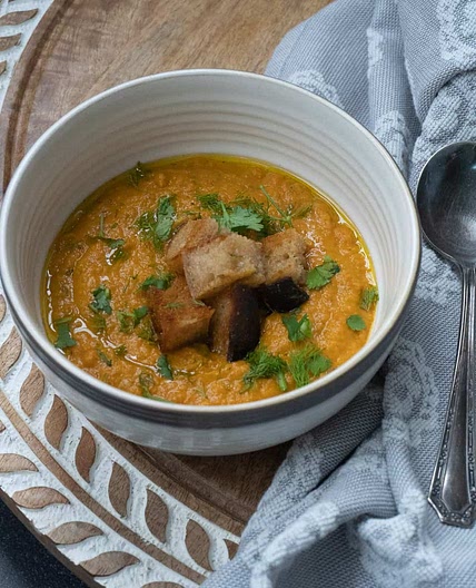 Carrot Ginger Soup (Vegan, Dairy Free, Paleo)