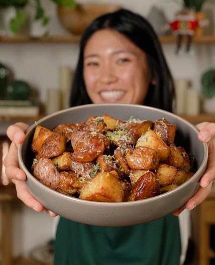 Elephant Garlic Crispy Pub Potatoes Recipe by Tasty