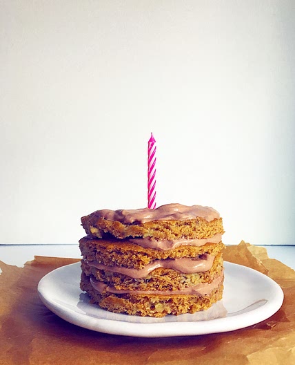 Baby's First Birthday Cake (Whole Wheat & Banana Sweetened)
