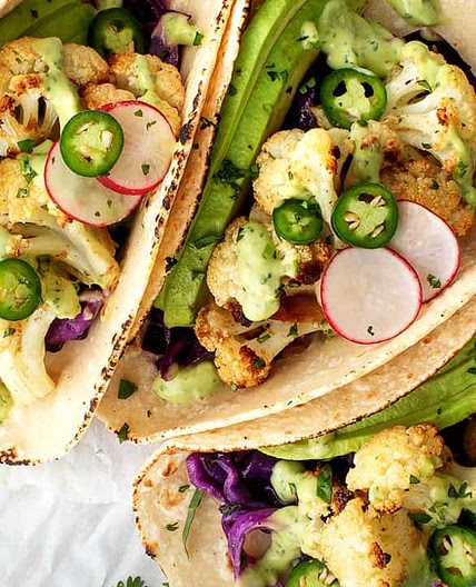 Roasted Cauliflower Tacos