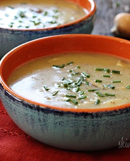 Low Fat Creamy Mushroom Soup