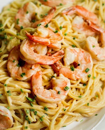 Instant Pot Bang Bang Shrimp Pasta