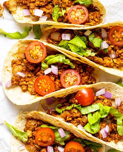 Vegan Mexican Tempeh Taco Meat