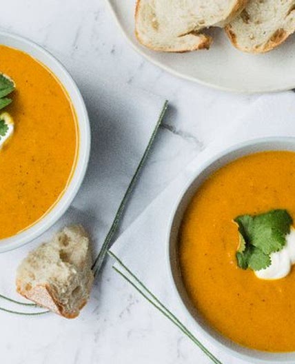 Roasted Pumpkin & Carrot Soup