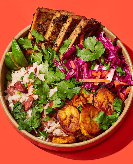 Jerk Tofu Grain Bowls