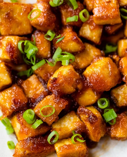 Honey Sriracha Tofu
