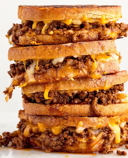 Sloppy Joe Grilled Cheese