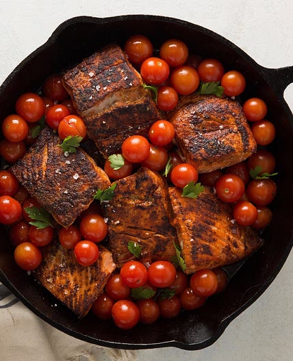 Spanish-Style Salmon