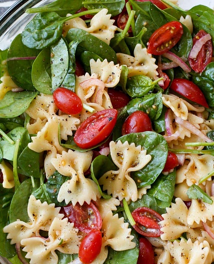 Spinach Pasta Salad