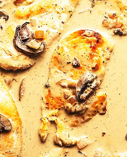 Keto Chicken Stroganoff