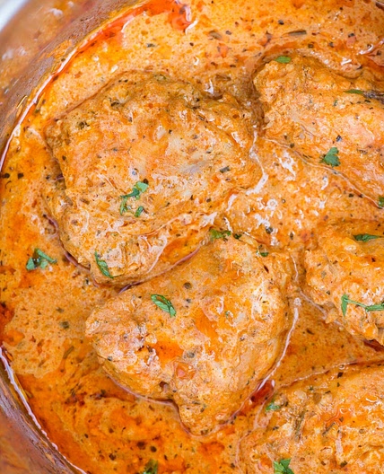 Instant Pot Chicken in Creamy tomato Sauce