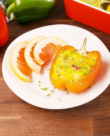Omelet-Stuffed Peppers
