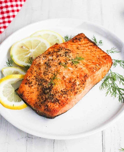 Frozen Salmon in Air Fryer