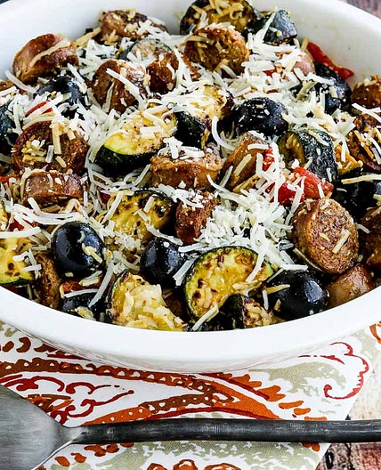 No-Pasta Salad with Zucchini and Italian Sausage