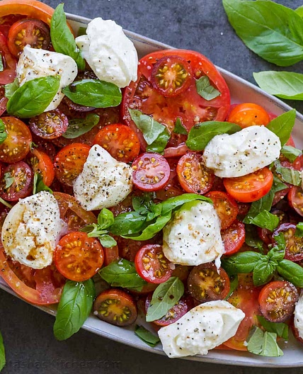 Tomato Burrata Salad Recipe