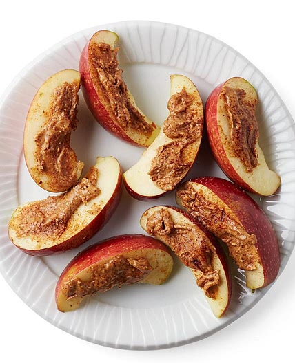 Apple with Cinnamon Almond Butter