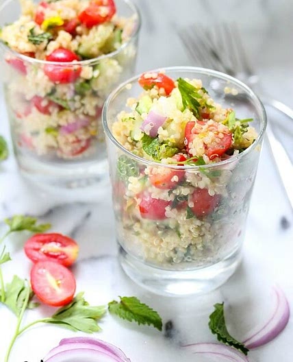 Quinoa Tabbouleh Salad Recipe (Gluten-Free)