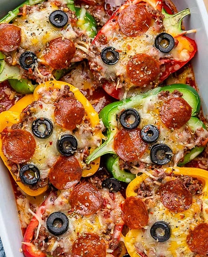 Pizza Stuffed Peppers