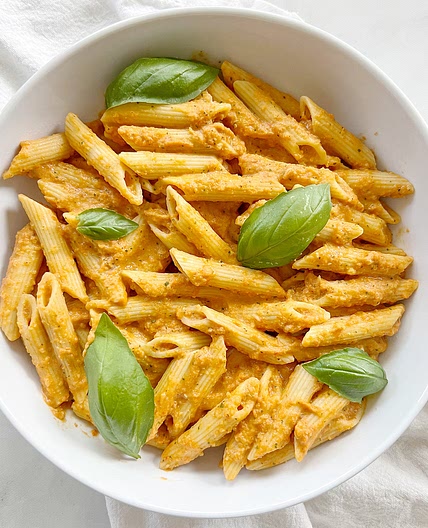Vegan Roasted Red Pepper Pasta