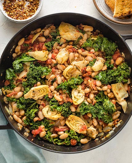 Tuscan White Bean Skillet