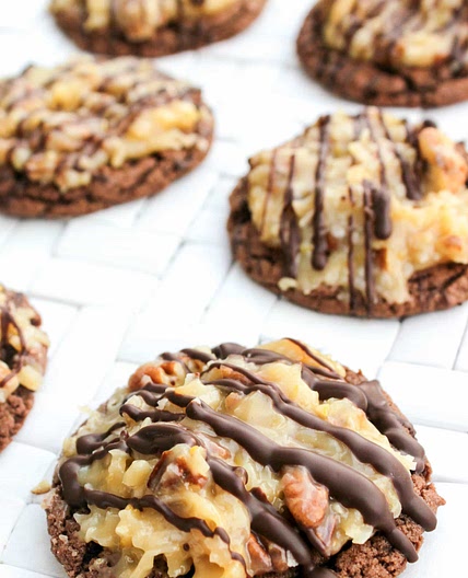 German Chocolate Cake Cookies
