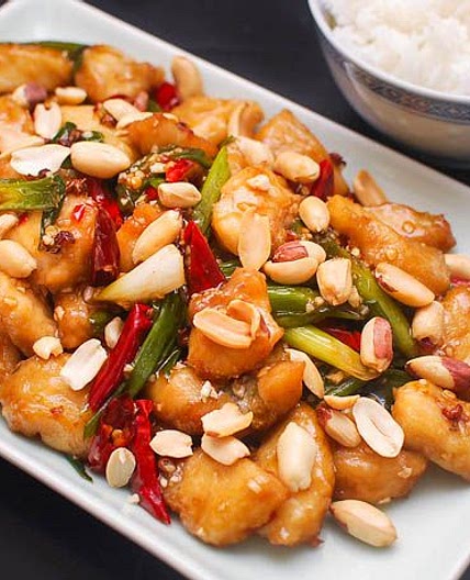 Kung Pao Fish With Dried Chilies and Sichuan Peppercorns Recipe