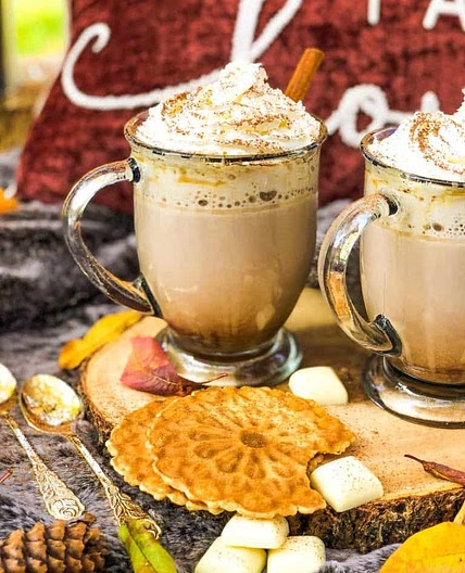 Caramel Spice White Hot Chocolate
