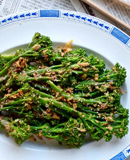 Japanese Broccoli in Toasted Sesame Sauce