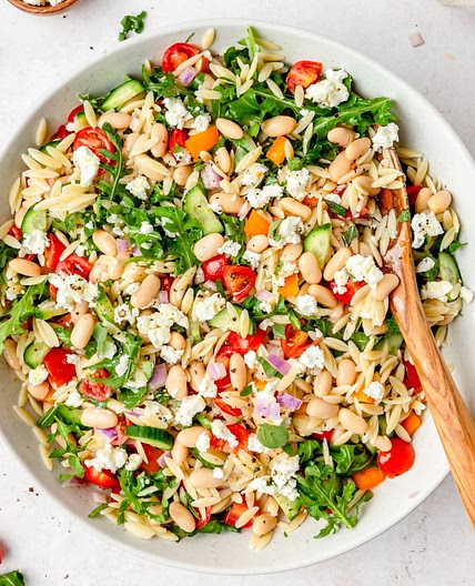 Orzo White Bean Salad