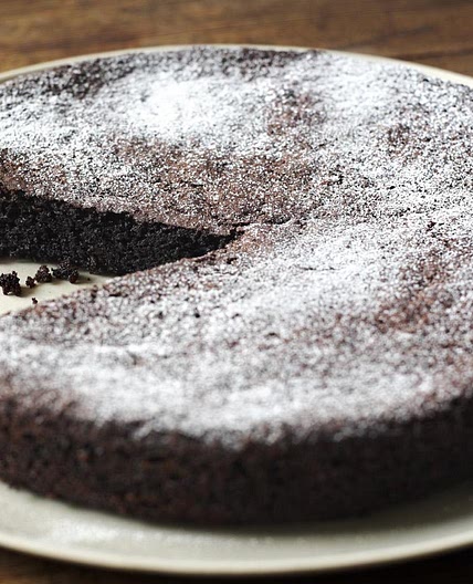 Chocolate olive oil cake