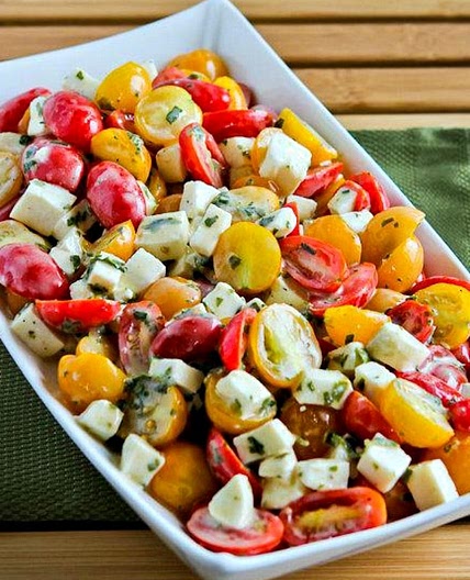 Cherry Tomato Caprese Salad