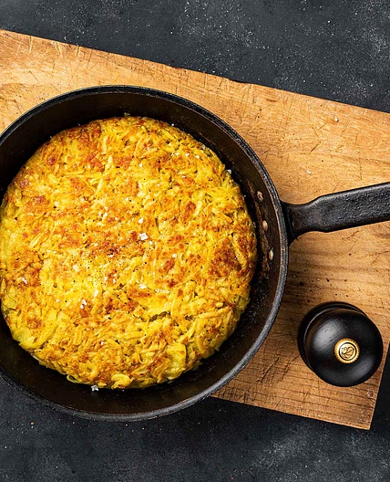 Rösti aus rohen Kartoffeln