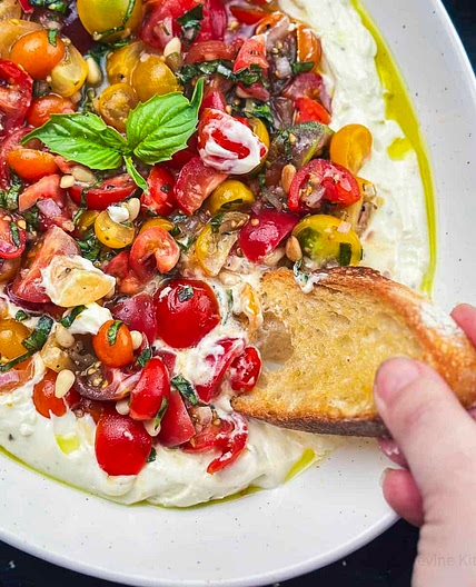 Bruschetta Dip with Whipped Feta