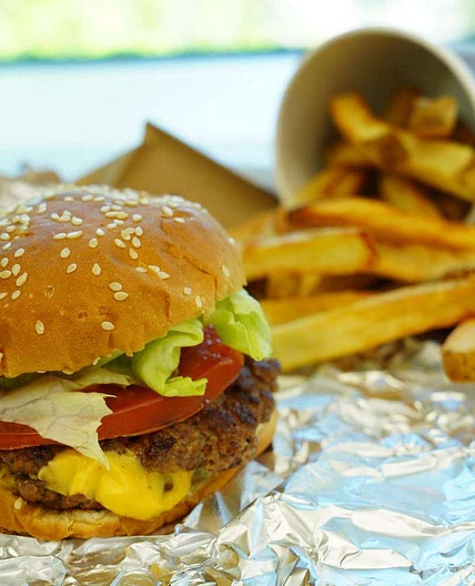 Copycat Burger and Fries