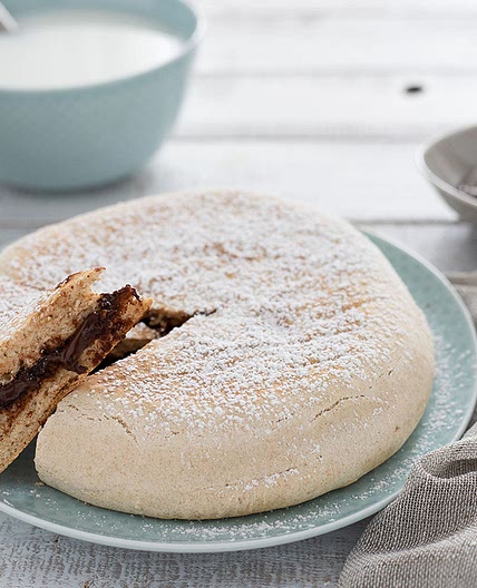 FOCACCIA ALLA NUTELLA in Padella