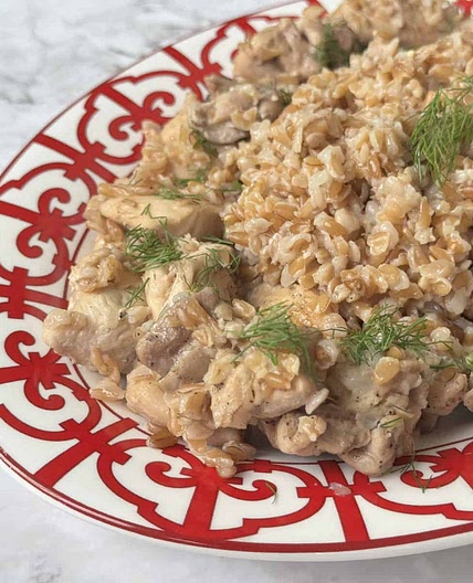 Farro Pilaf with Chicken
