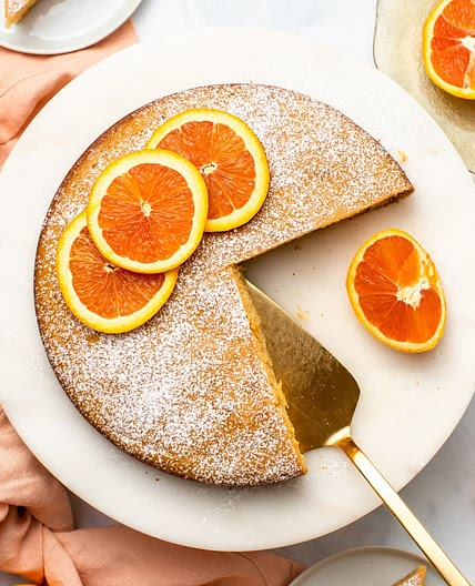 Vegan Orange Cake with Olive Oil