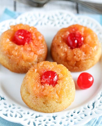 Mini Pineapple Upside-Down Cakes