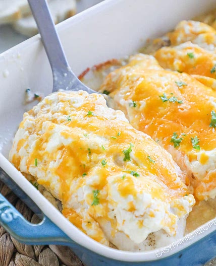 Garlic Cheddar Chicken Bake