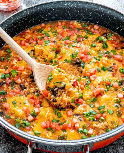 Southwest Chicken And Rice Skillet