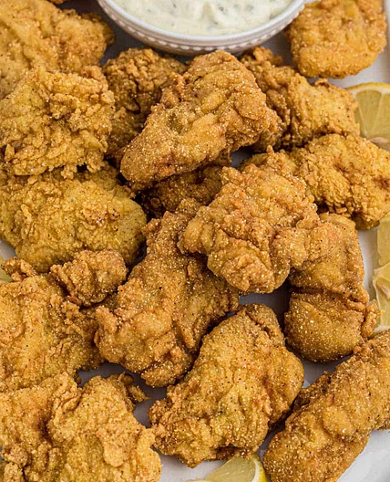 Fried Catfish Nuggets