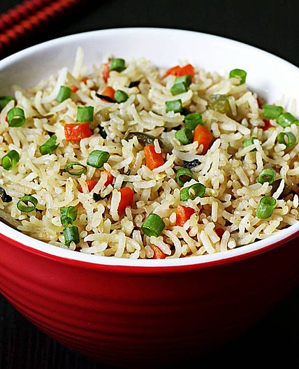 Veg Fried Rice Recipe (Vegetable Fried Rice)