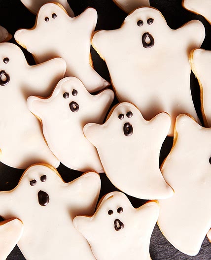 Spooky Ghost Cookies