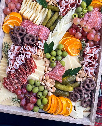 Holiday Charcuterie Board For A Crowd