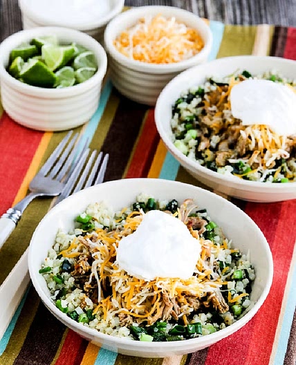 Green Chile Pork Taco Bowl