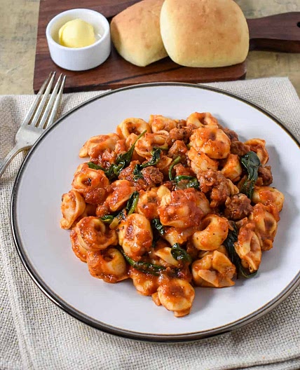 Italian Sausage with Tortellini